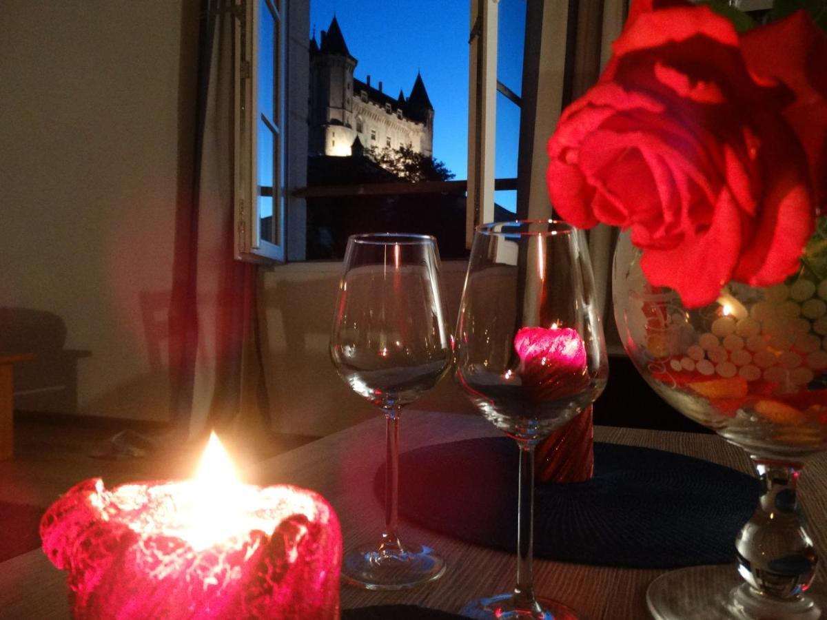 Vue Splendide Sur Chateau 쏘뮤흐 외부 사진